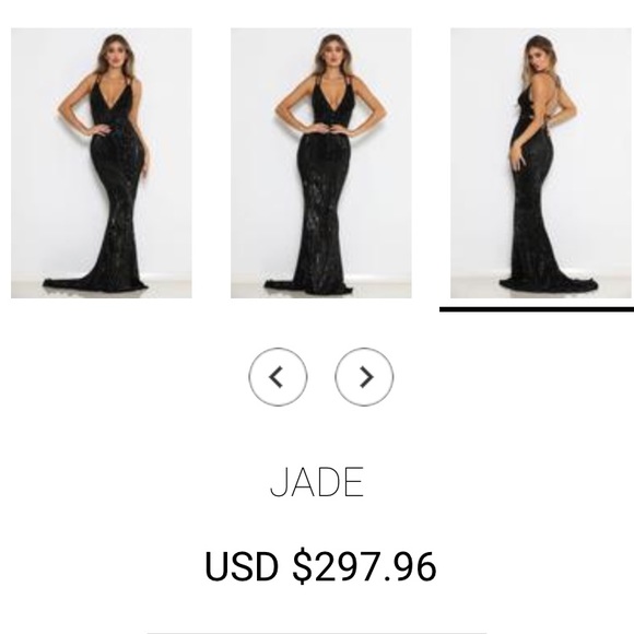 ABYSSBYABBY black sequins dress - Picture 3 of 5